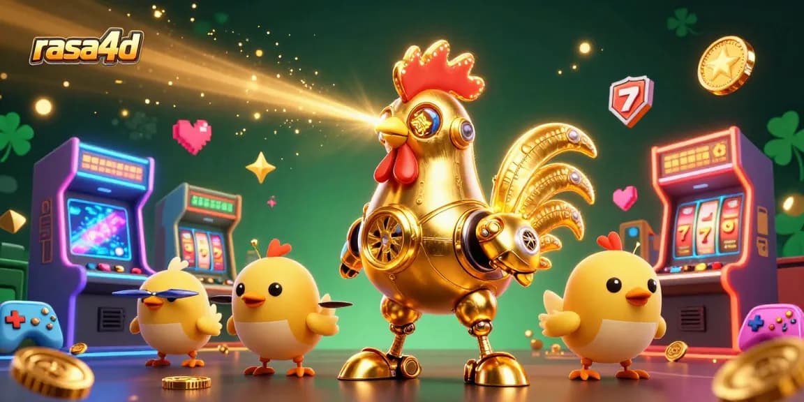Rasakan keseruan bermain di rasa4d dengan robot ayam emas dan drone anak-anak di kasino digital saat mengejar jackpot.