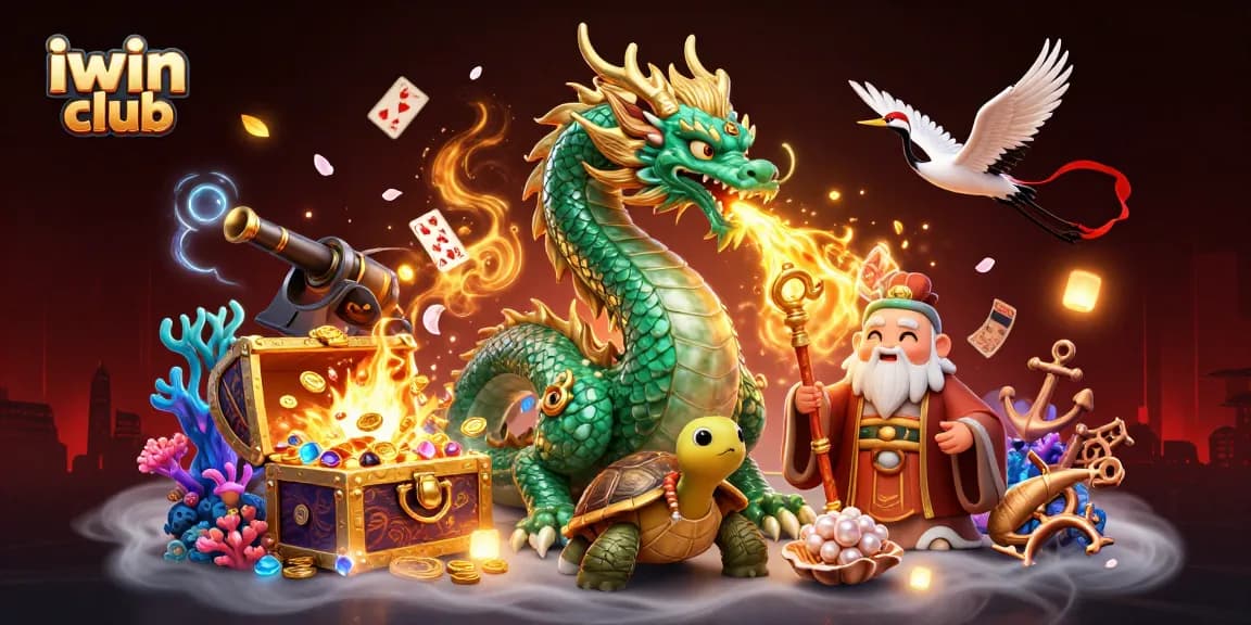 Experience winning strategies at iwin club with engaging 3D casino gaming elements and bold characters.