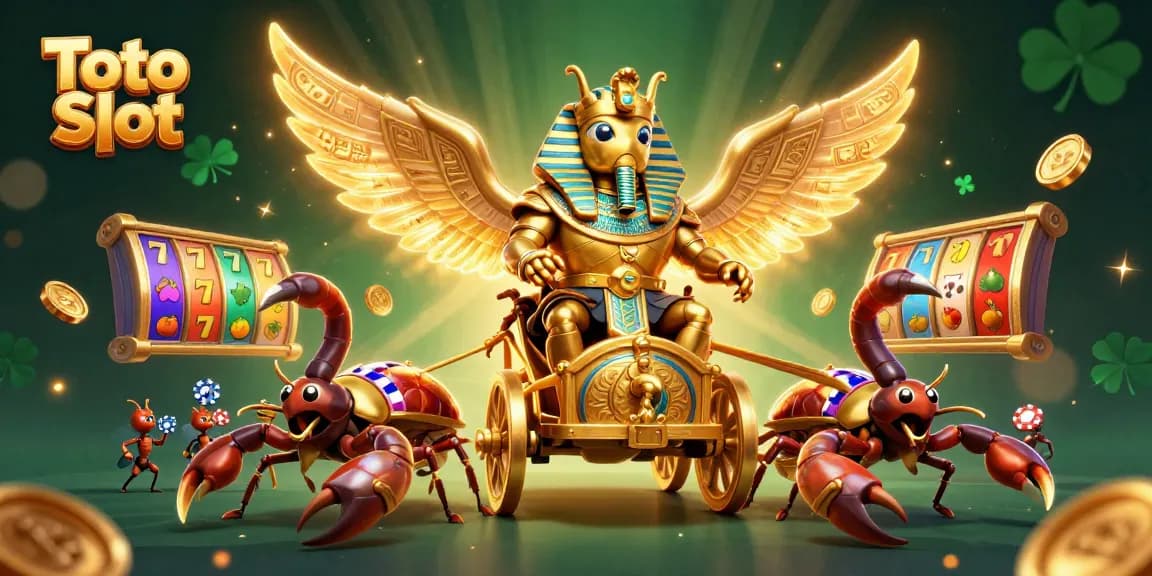 Experience thrilling Toto Slot adventures with vibrant game elements and dynamic cartoon characters.