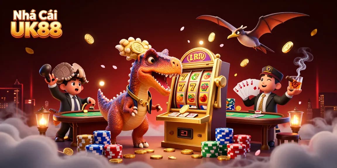 Engage in exciting moments at Nhà Cái UK88, witnessing a pachycephalosaurus jackpot buzz!