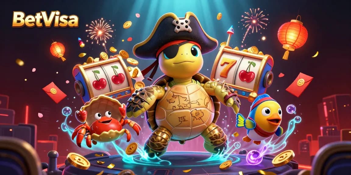 Experience thrilling betting action at BetVisa with our engaging 3D cartoon scene featuring immersive games and vibrant characters.