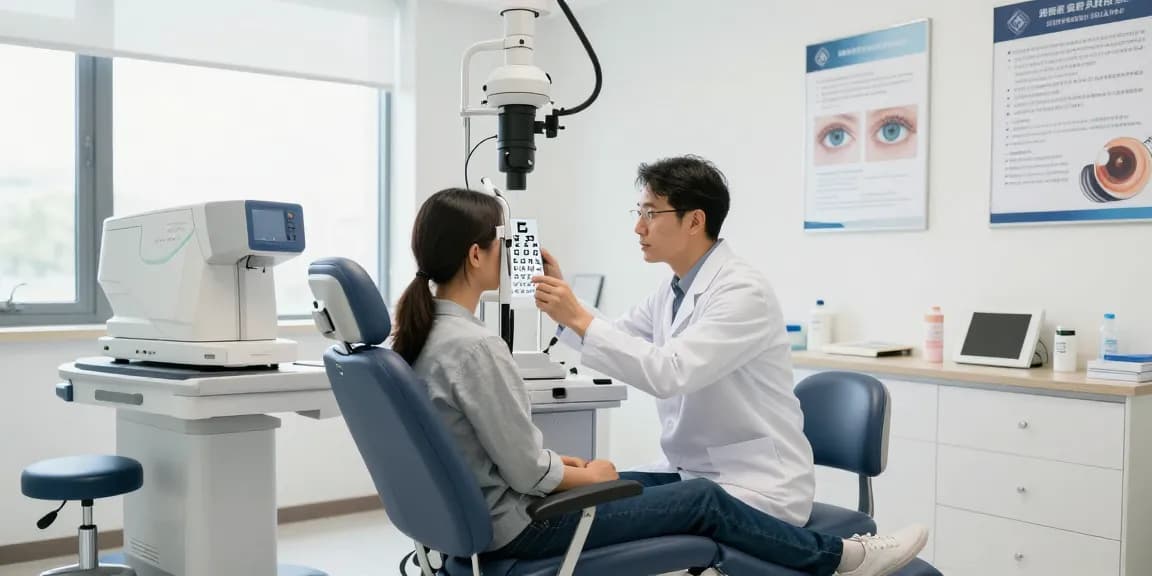 lasik eye surgery cincinnati performed by professional ophthalmologist in modern eye clinic