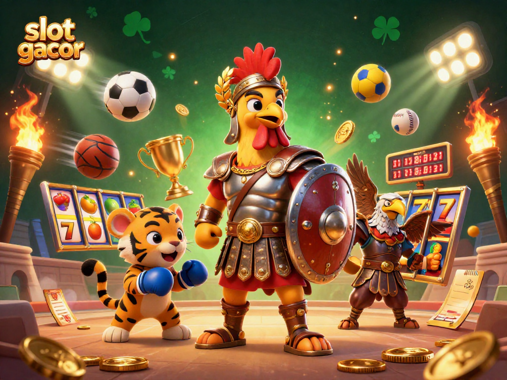 Menangkan jackpot besar di slot gacor dengan karakter 3D dan elemen permainan menarik.