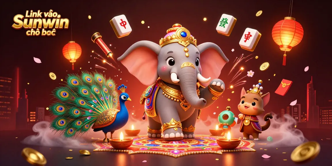 Experience excitement with Link vào Sunwin chính thức in an ultra-detailed casino-themed illustration.