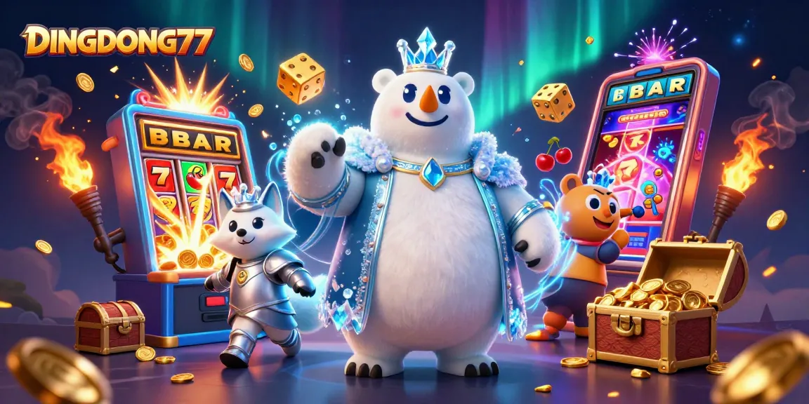 DINGDONG77 engages players with a thrilling 3D scene of riches and excitement in online slots.