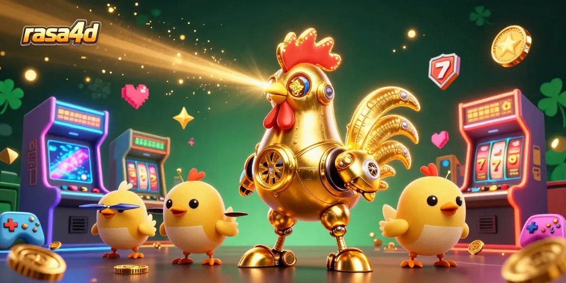 Rasakan keseruan bermain di rasa4d dengan robot ayam emas dan drone anak-anak di kasino digital saat mengejar jackpot.