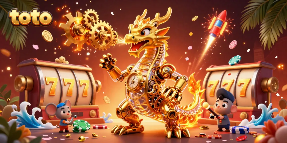 Toto meningkatkan peluang menang dengan simbol slot yang berkilauan dan koin jade berputar.