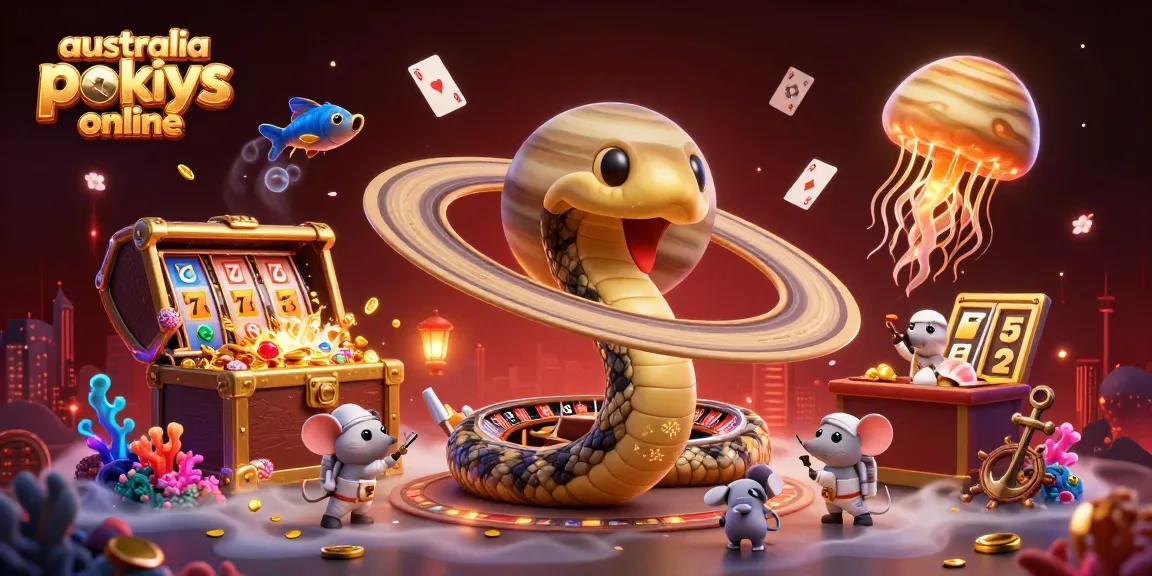 Spin and win with australia pokies online in a vibrant cosmic casino adventure.