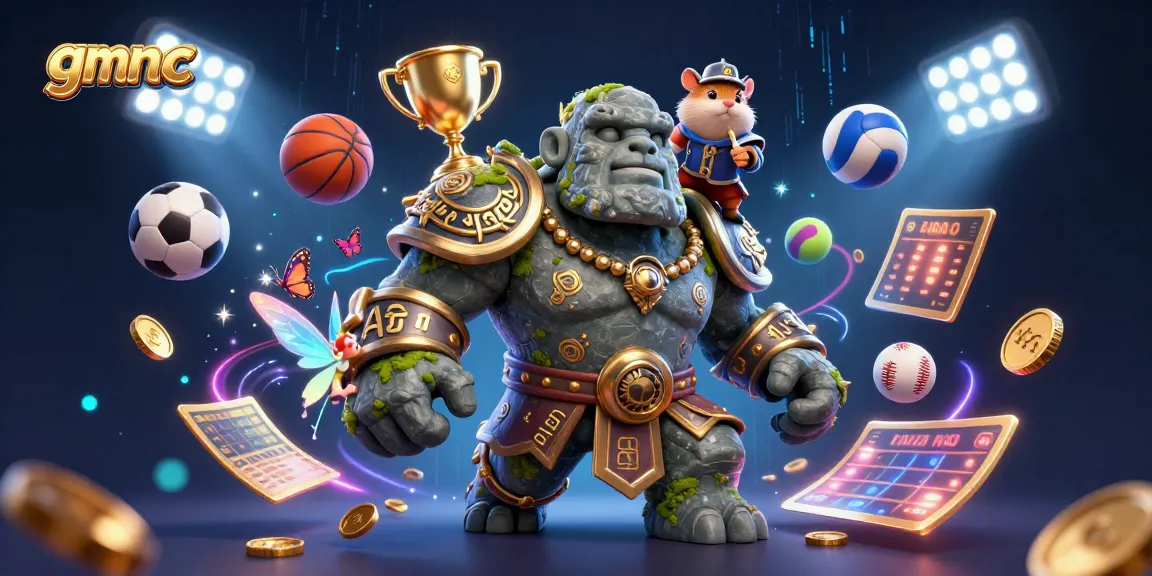 Experience the excitement of gmnc with magical characters and dynamic betting elements in a vibrant casino scene.