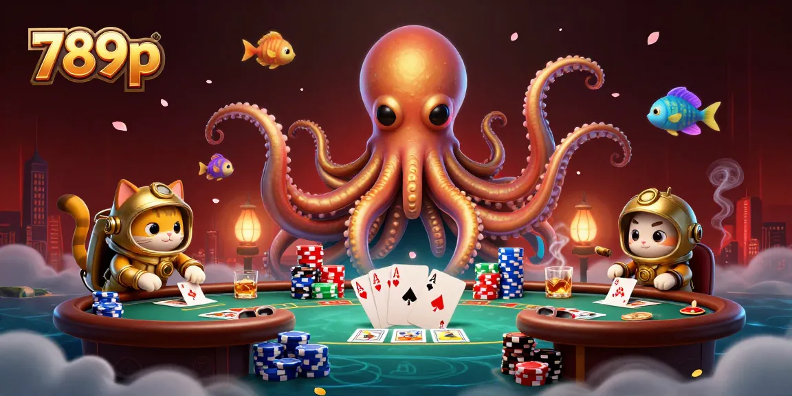 Experience thrilling gameplay at 789p with a kraken scene revealing vibrant casino elements.