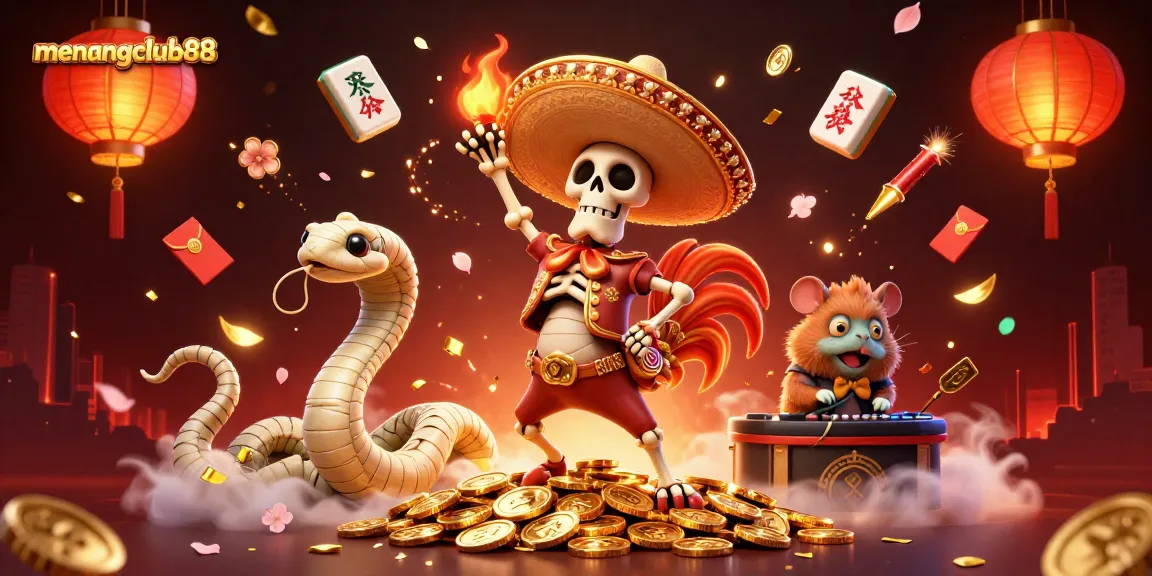 Experience the exciting gaming world with menangclub88 featuring vibrant characters and dynamic casino elements.
