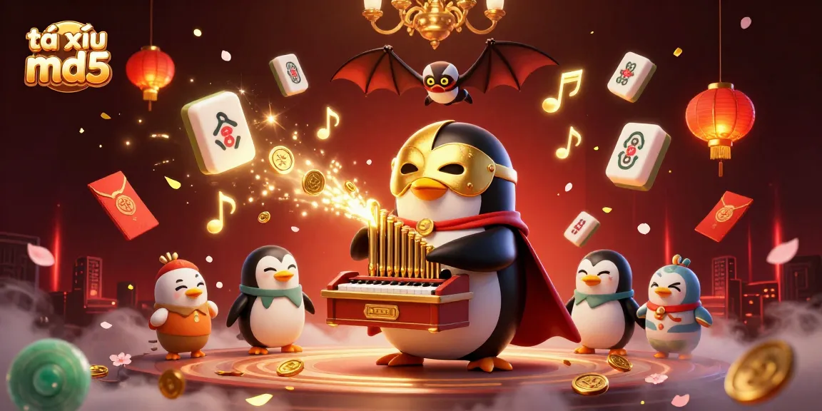 Experience the thrill of tài xỉu md5 with vibrant characters and rich casino elements.