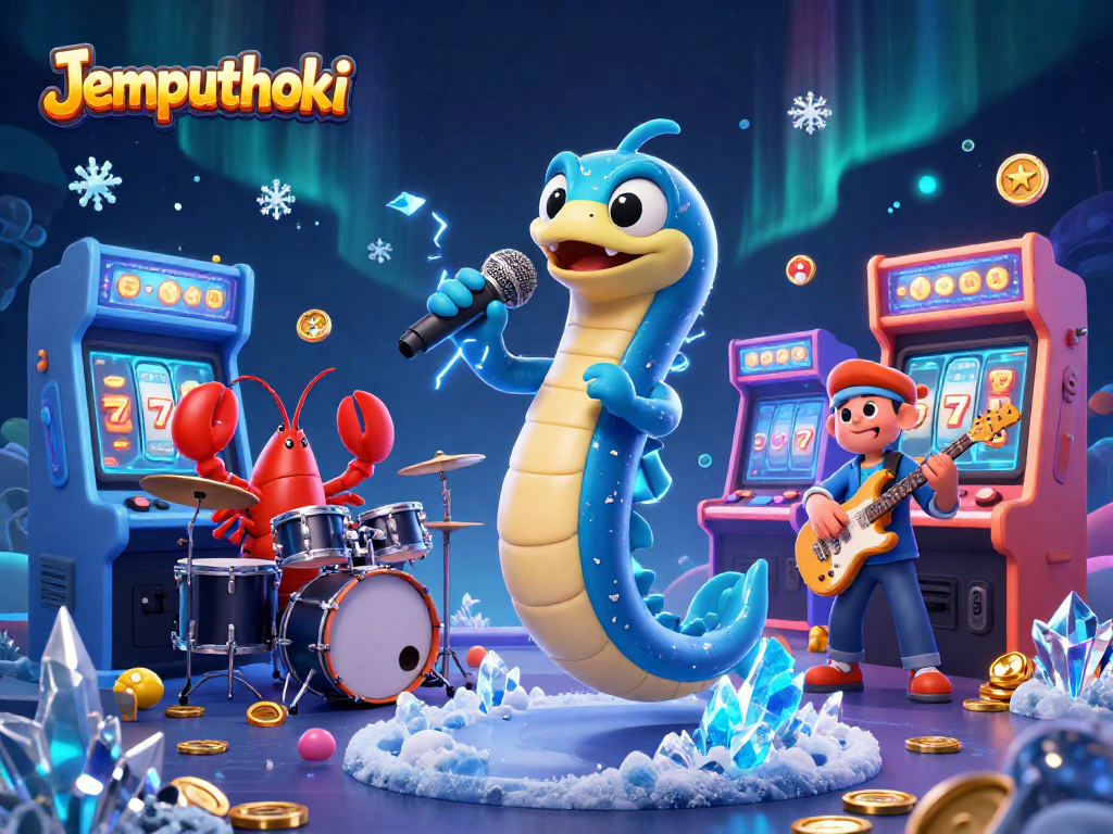 Engage with Jemputhoki's thrilling underwater casino action featuring lively characters.