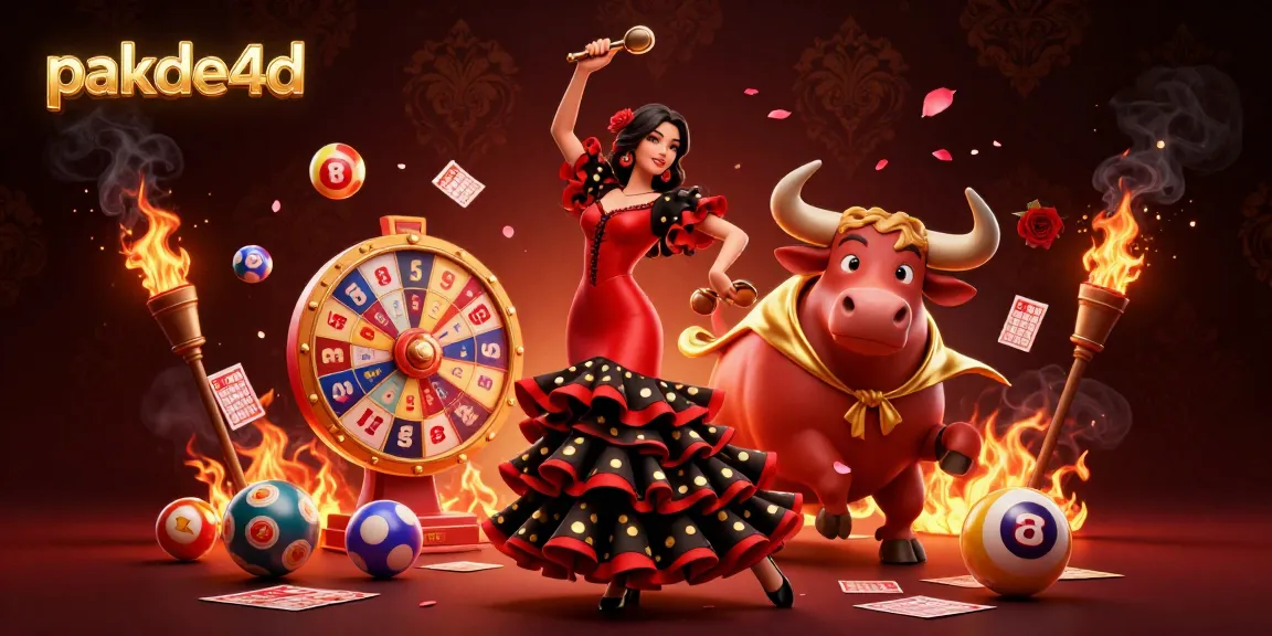 Engage with pakde4d's thrilling lottery experience through dynamic illustration featuring excitement and winnings.
