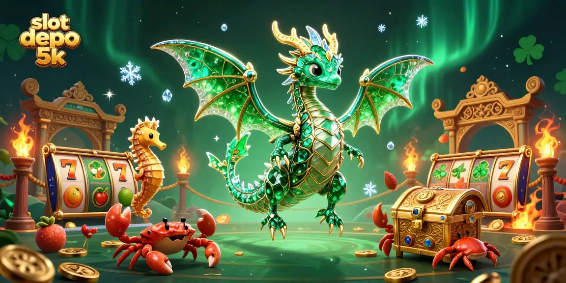 Spin the reels at slot depo 5k, with emerald sea dragons and gold treasures exciting players everywhere.