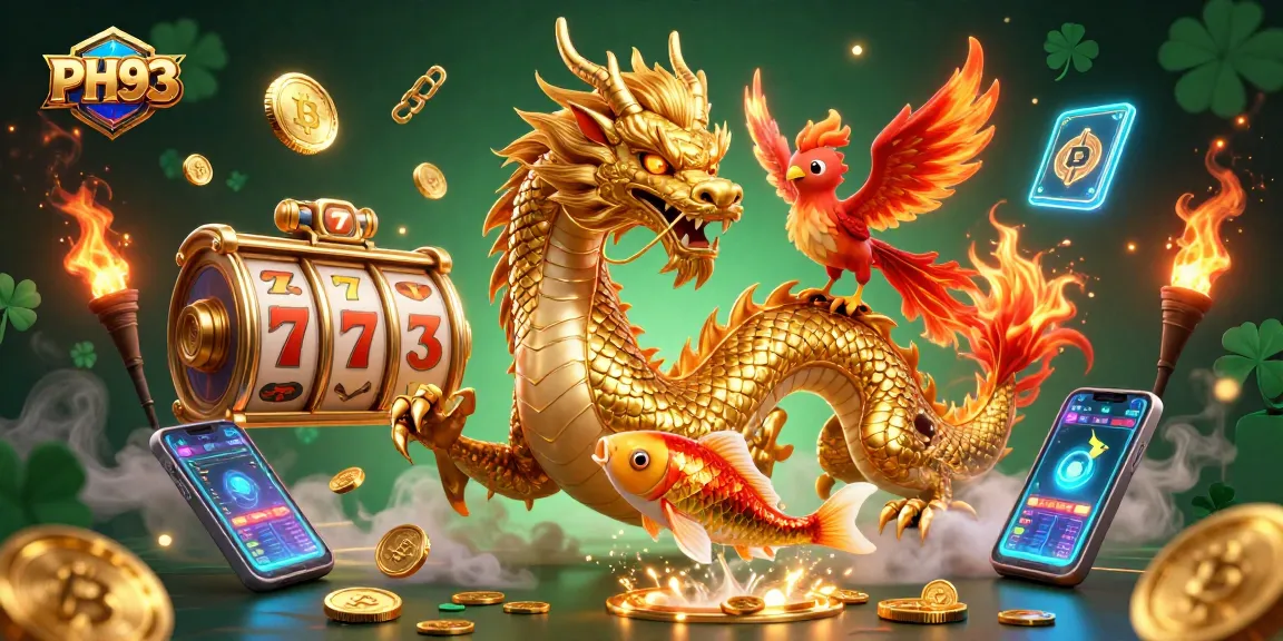 Experience thrilling slots and jackpots at PH33 with a vibrant 3D casino scene.