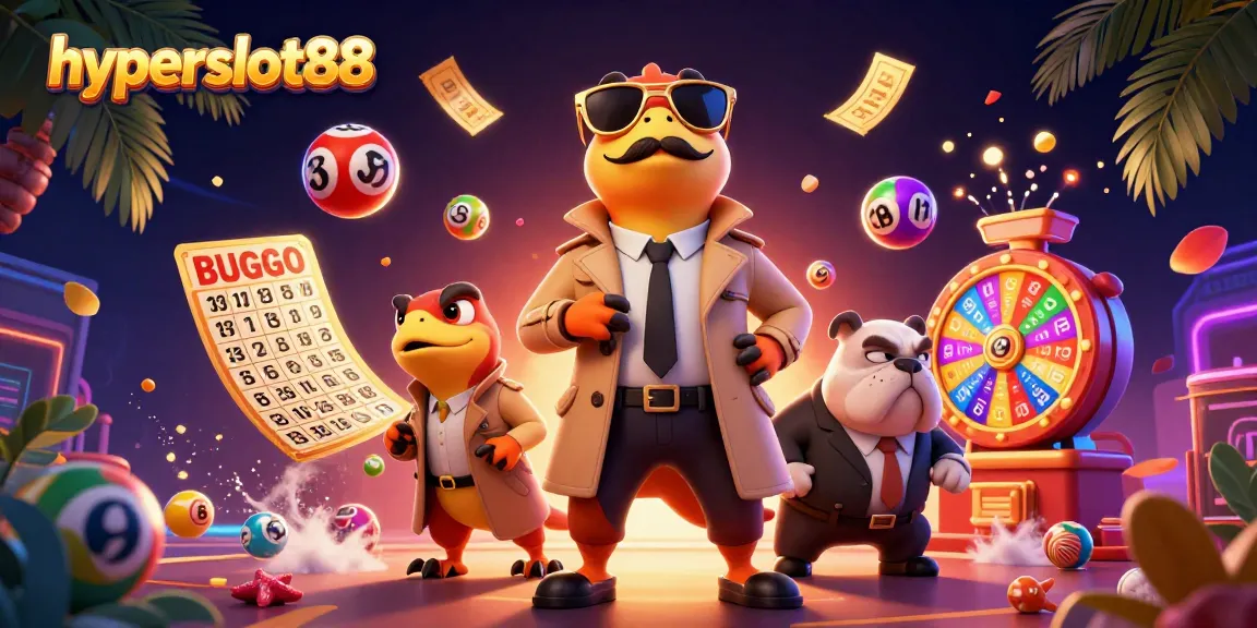 Experience the excitement of hyperslot88 with dynamic winning symbols and raptors in a VIP casino setting.