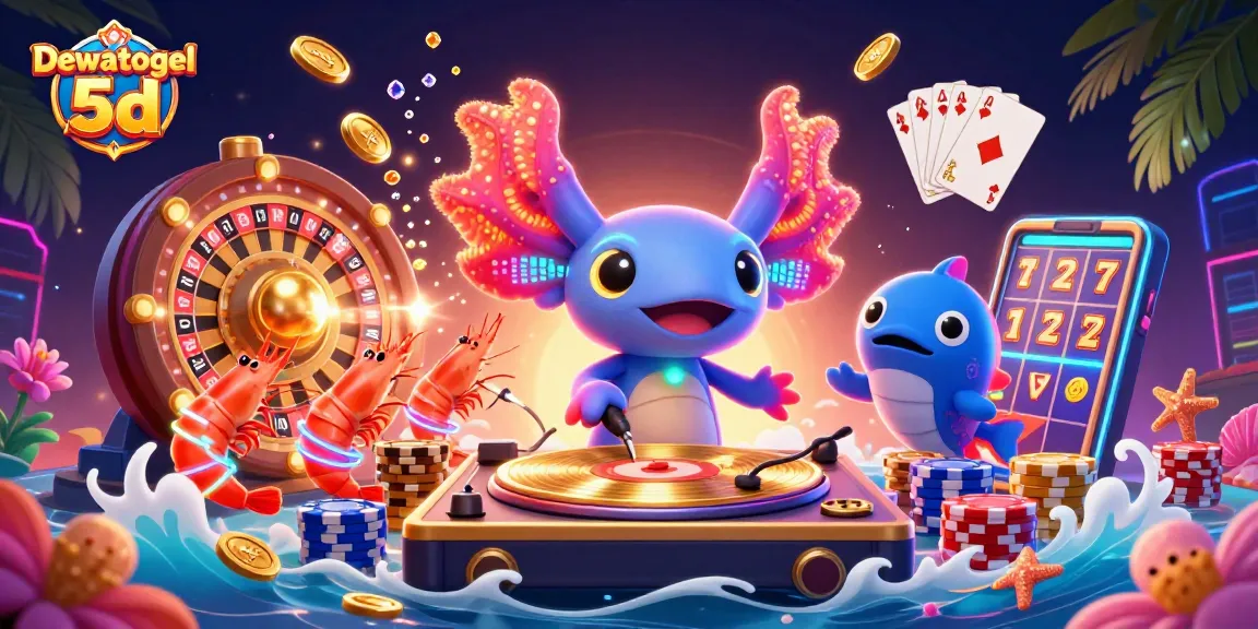 Engage with Dewatogel 5d while enjoying vibrant 3D gaming scenes and winning animations!