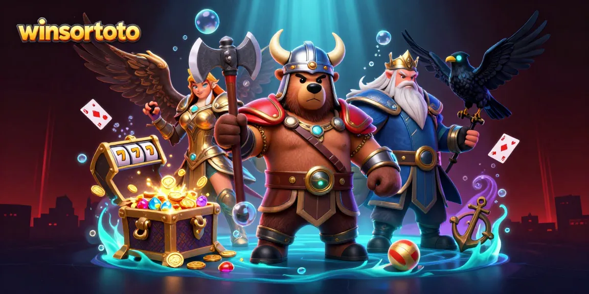 Engage with winsortoto's thrilling 3D Viking-themed casino adventure and explore unique jackpot opportunities.