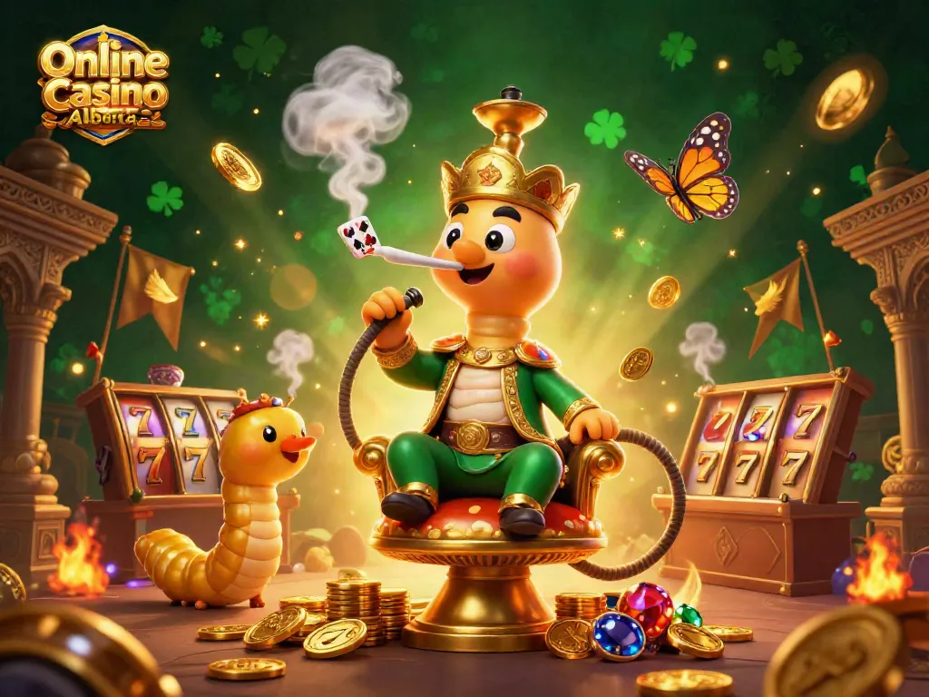 Join the fun at Online Casino Alberta with vibrant 3D characters and gaming elements!