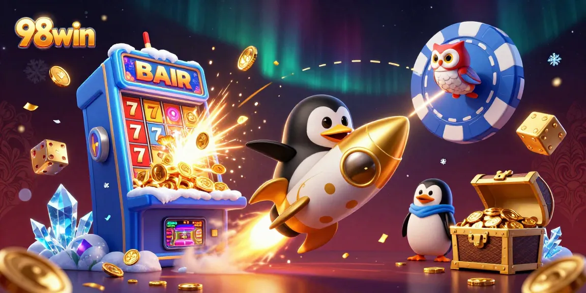 Engage with the thrilling 98win gaming experience, featuring vibrant characters and jackpot excitement.