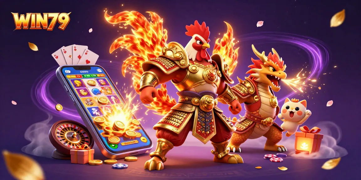 Experience winning excitement at WIN79 with thrilling games and vibrant action-packed characters.
