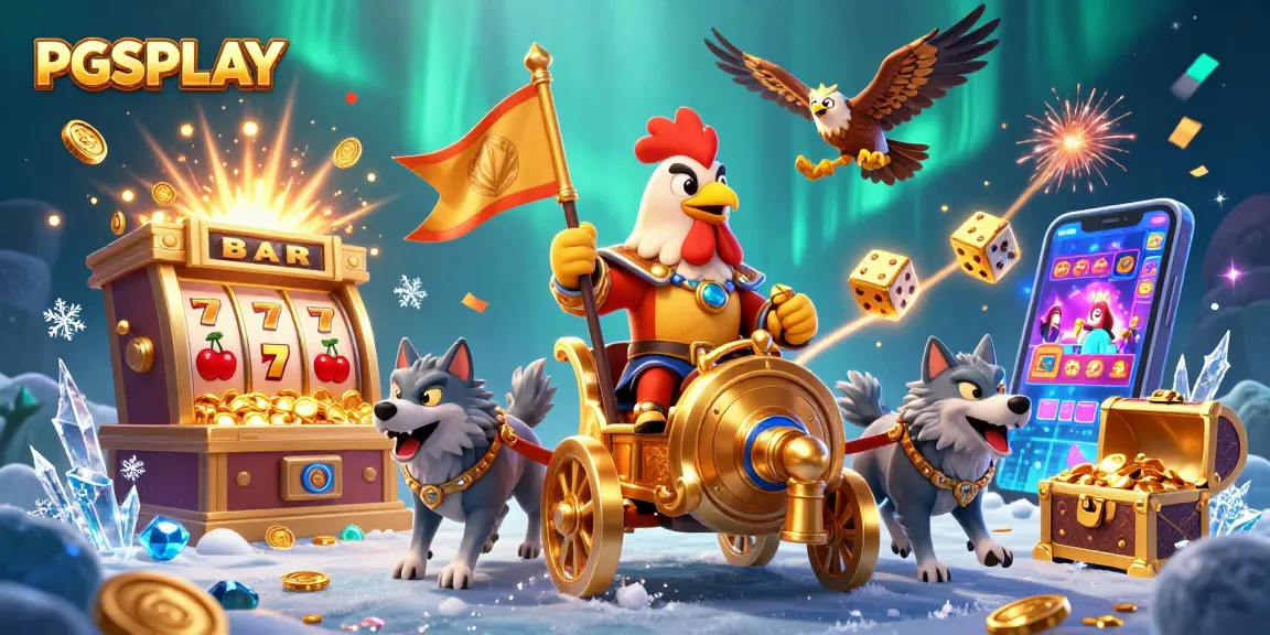 Experience thrilling wins with PGSPLAY's vibrant slots and games in this dynamic casino scene.