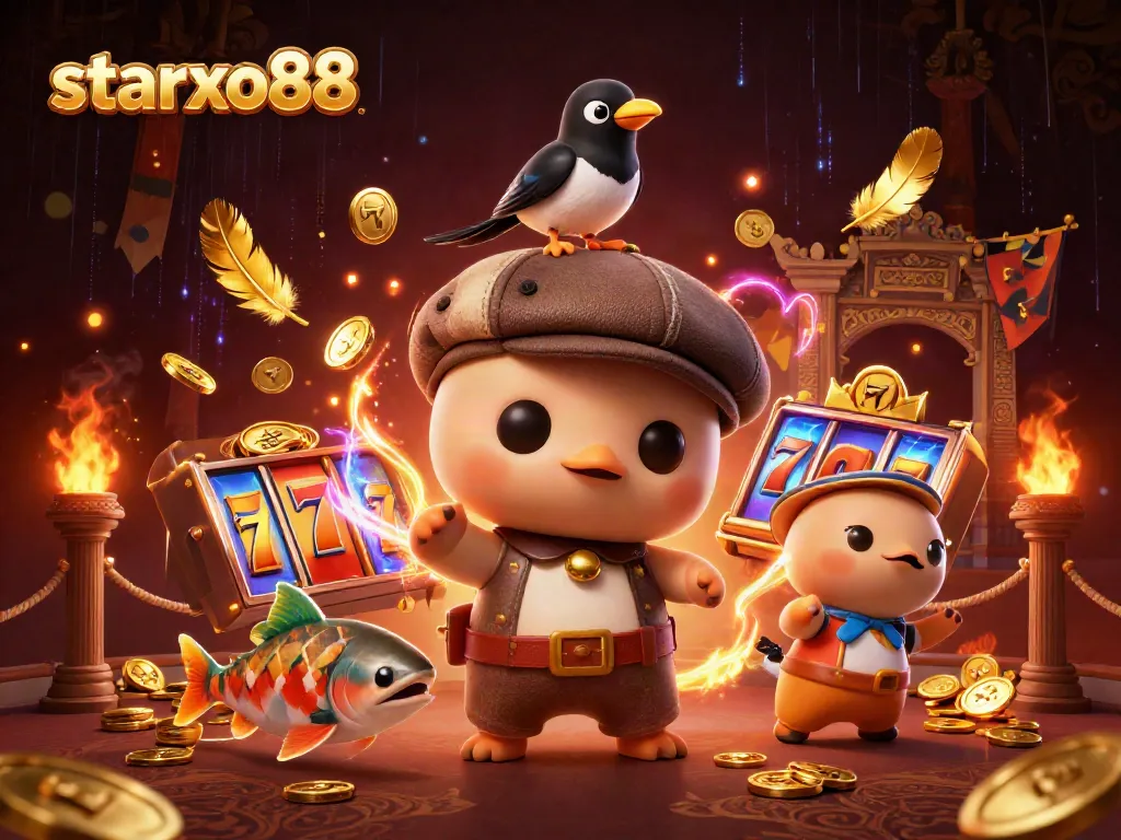 Experience thrilling gameplay with starxo88 in a vibrant casino scene featuring exciting game elements.