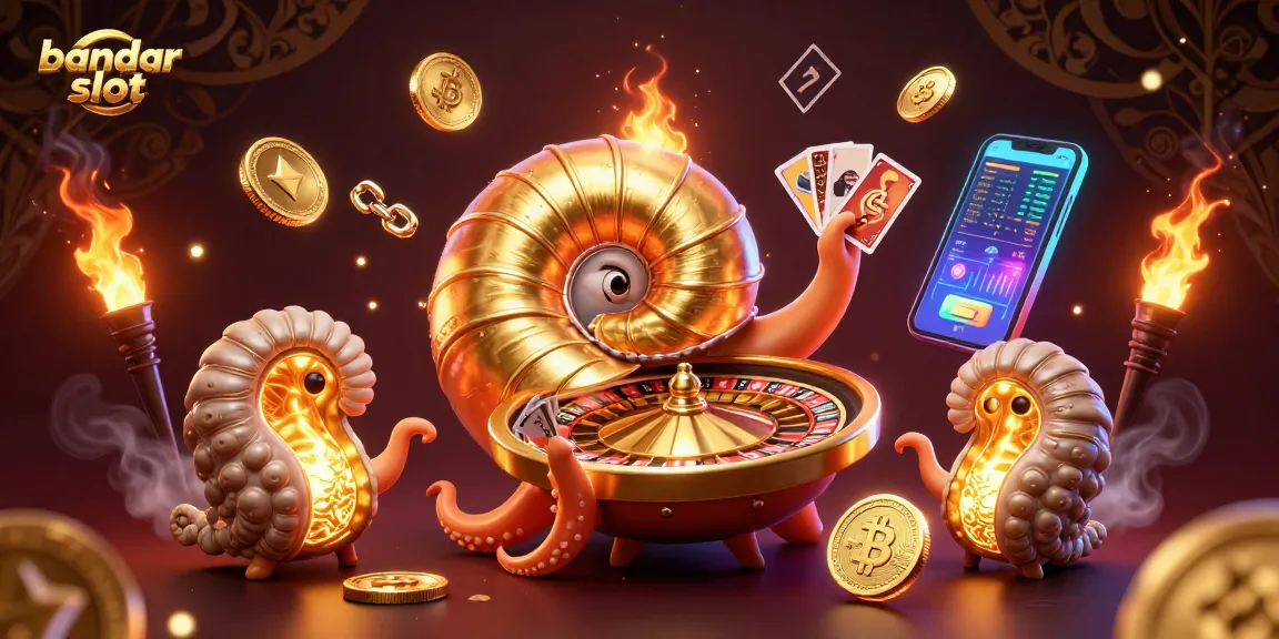 Mainkan bandar slot dengan berbagai simbol dan elemen menarik di arena perjudian digital yang megah.