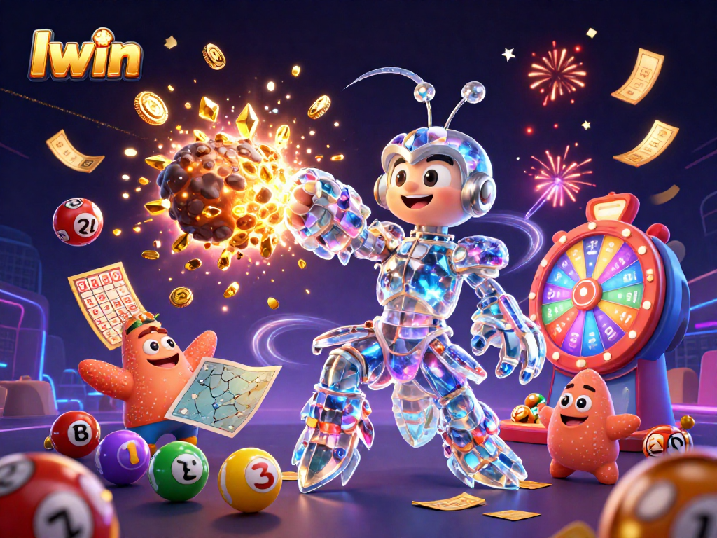 Iwin transforms gameplay with vibrant galactic characters and dynamic casino elements.