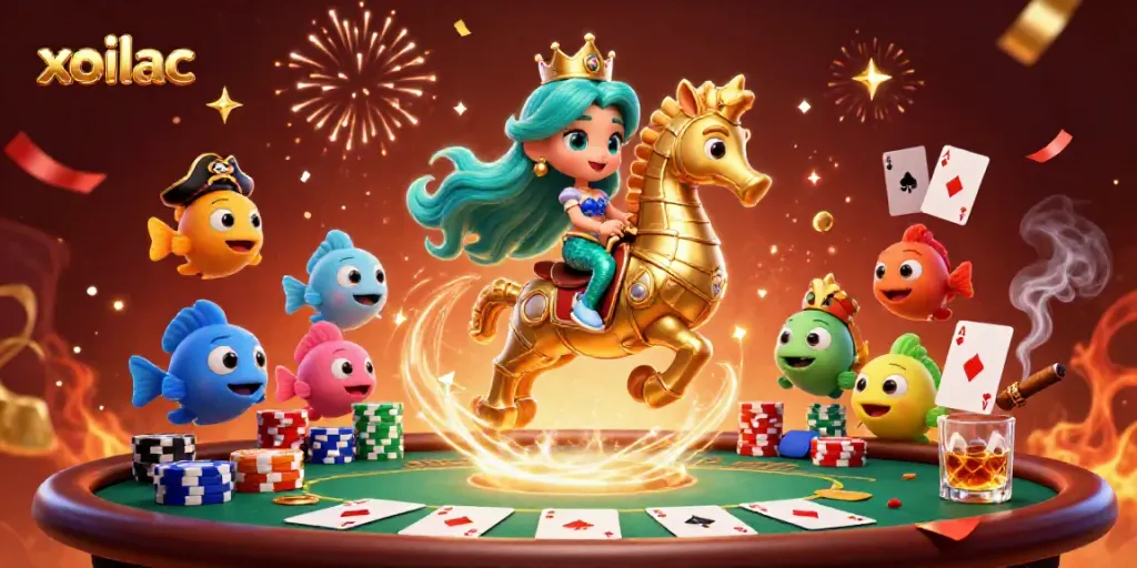 Experience the thrilling xoilac gaming world with a vibrant fantasy scene of action.