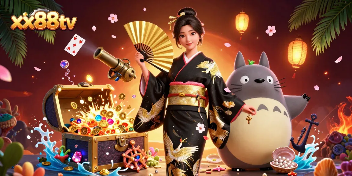 Engage with the exciting xx88tv casino experience featuring dynamic characters, gold coins, and vibrant gaming elements.