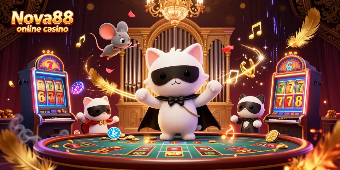 Experience the thrill at Nova88 online casino with enchanting characters and dynamic game elements.