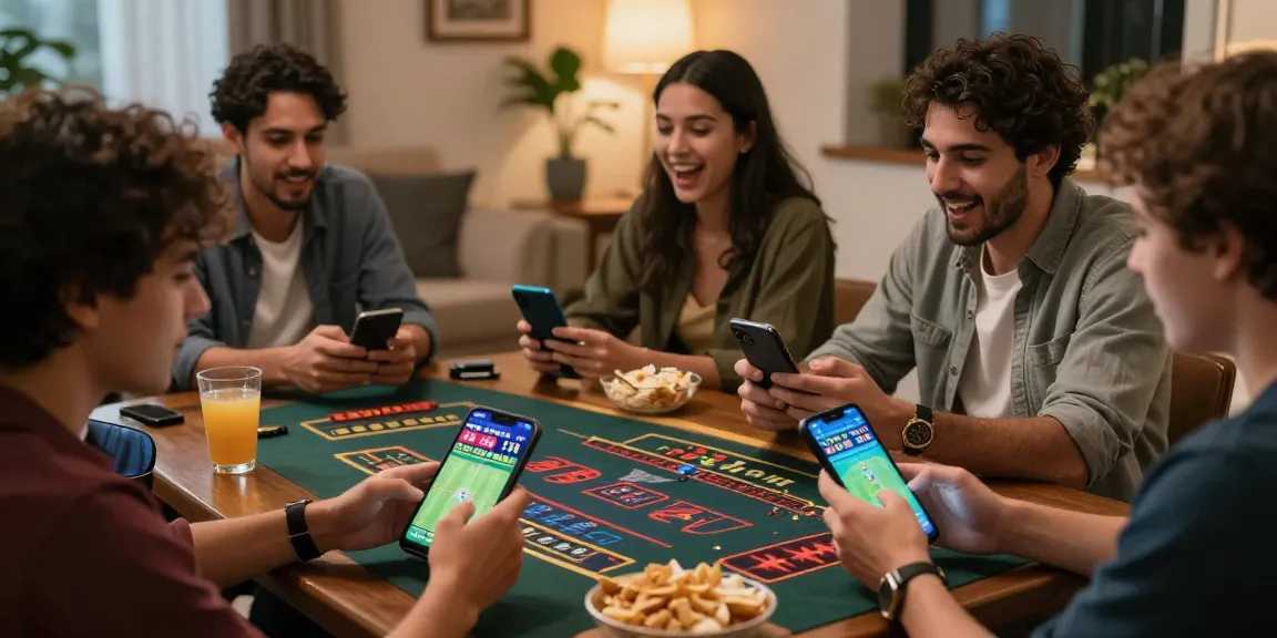 Users engaged in placing bets on Lotus365 Id during a cricket match with excitement.