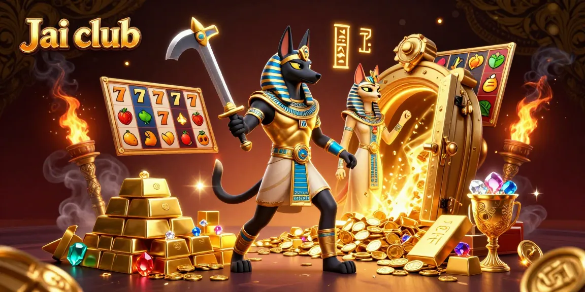 Experience thrilling gameplay at Jai club with dynamic slot reels and dazzling treasures.