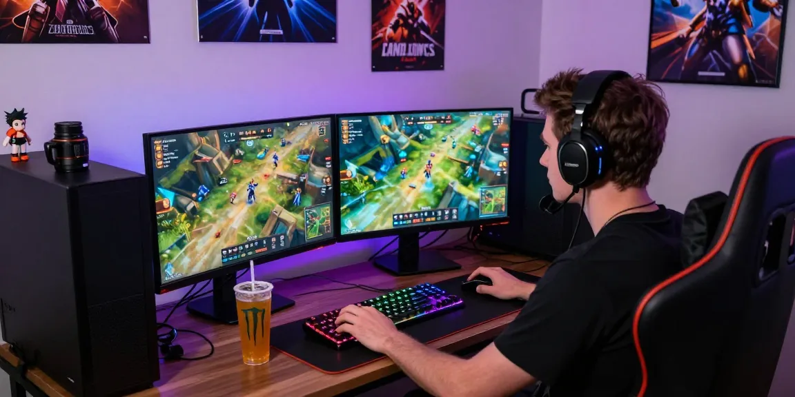 Engaging rokok88 login experience on vibrant gaming desktop setup