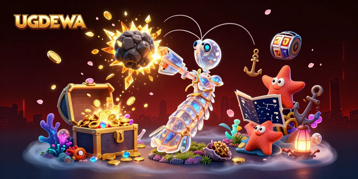 Experience thrilling gameplay at UGDEWA as a galactic samurai battles through explosive jackpots and glowing treasures.