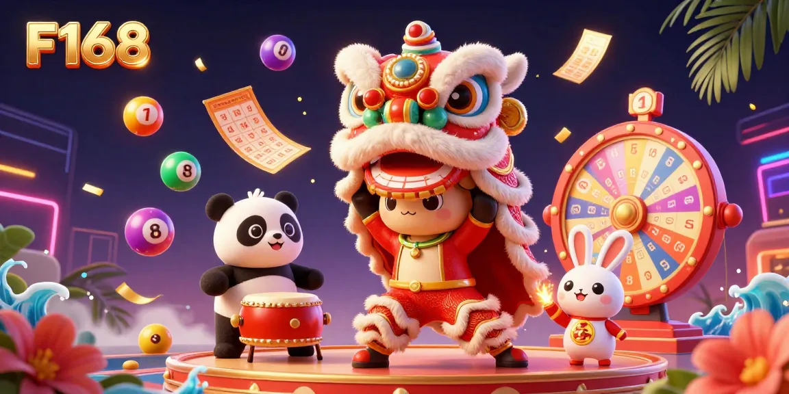 Experience thrilling gaming action at F168 with vibrant animations and engaging characters.