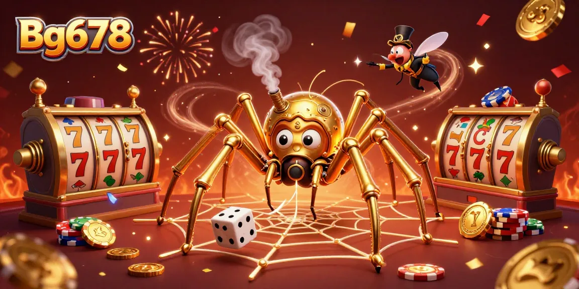 Engage with Bg678's vibrant gaming universe filled with steampunk elements and colorful casino motifs.