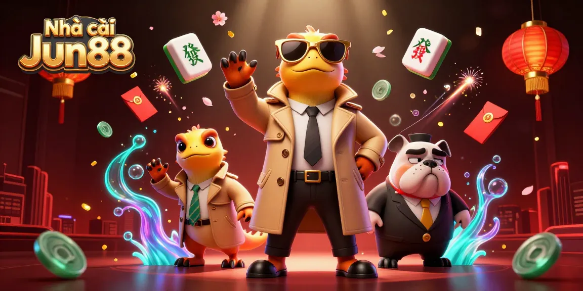 Enjoy thrilling games at Nhà cái Jun88 while three raptors hilariously disguise themselves for VIP entry.
