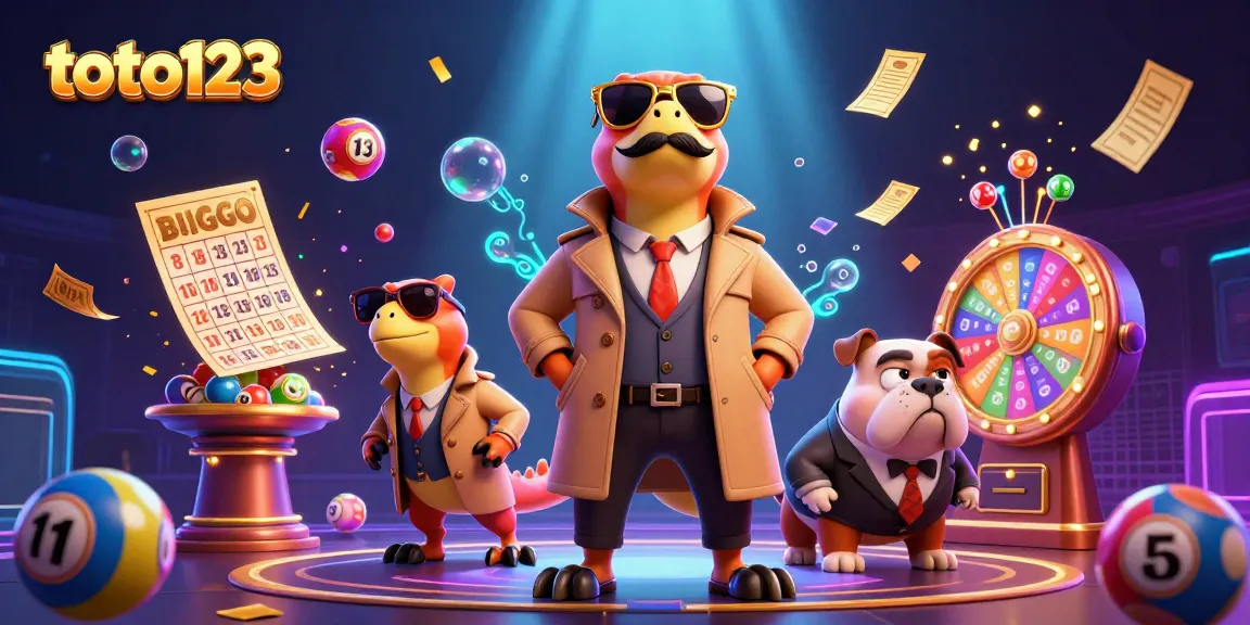 Engage with toto123’s vibrant lottery scene, vivid colors, and animated game elements for a thrilling gaming experience.