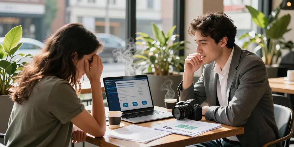 Recover lost crypto during a consultation at a café, showcasing analysis tools and recovery strategies.
