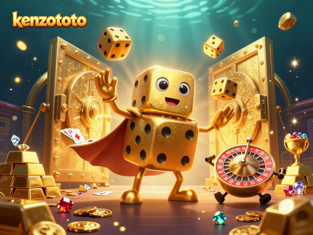 Engage in thrilling games at kenzototo with dynamic casino characters and vibrant treasures.