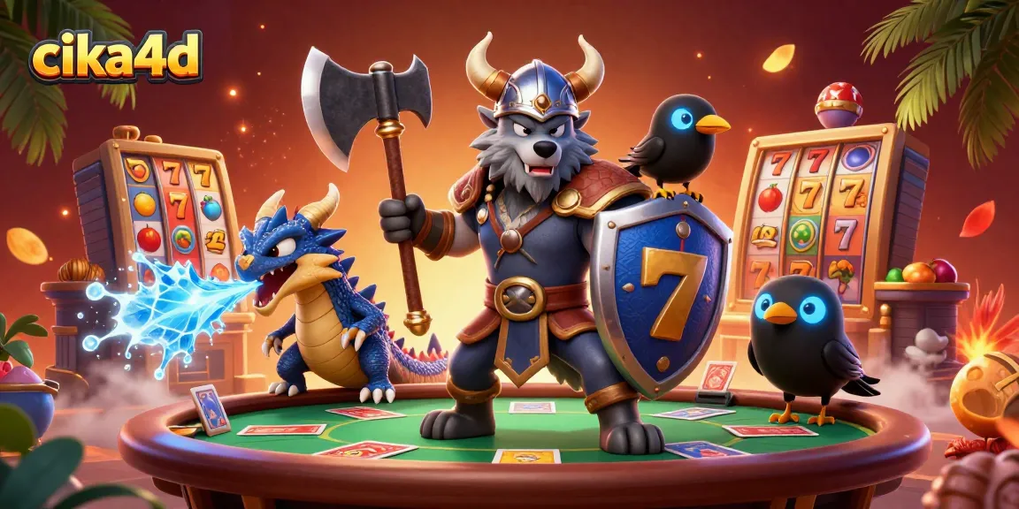 Experience thrilling slots at cika4d with vibrant slot reels and jackpot excitement.