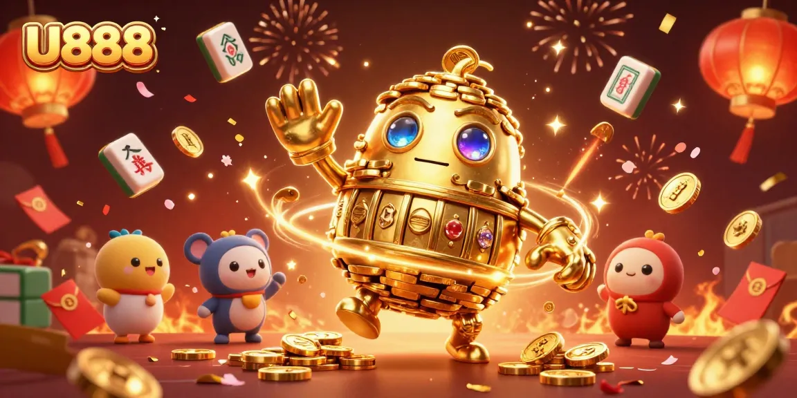 U888 engages players with vibrant casino action, showcasing thrilling slots and celebrations.