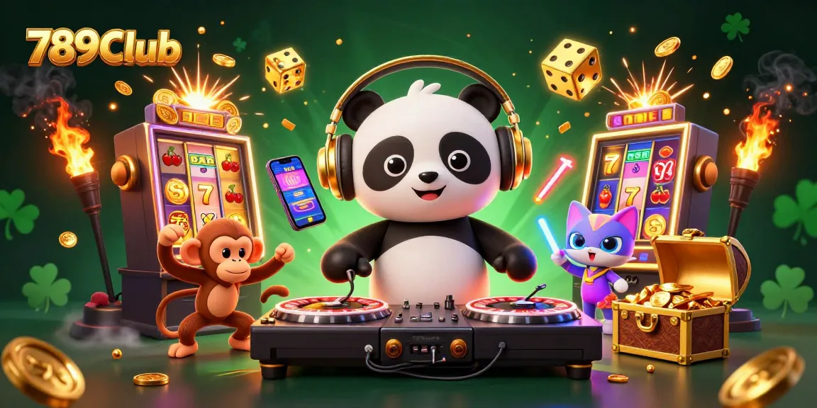 Experience excitement at 789Club with engaging characters enjoying a vibrant casino environment.