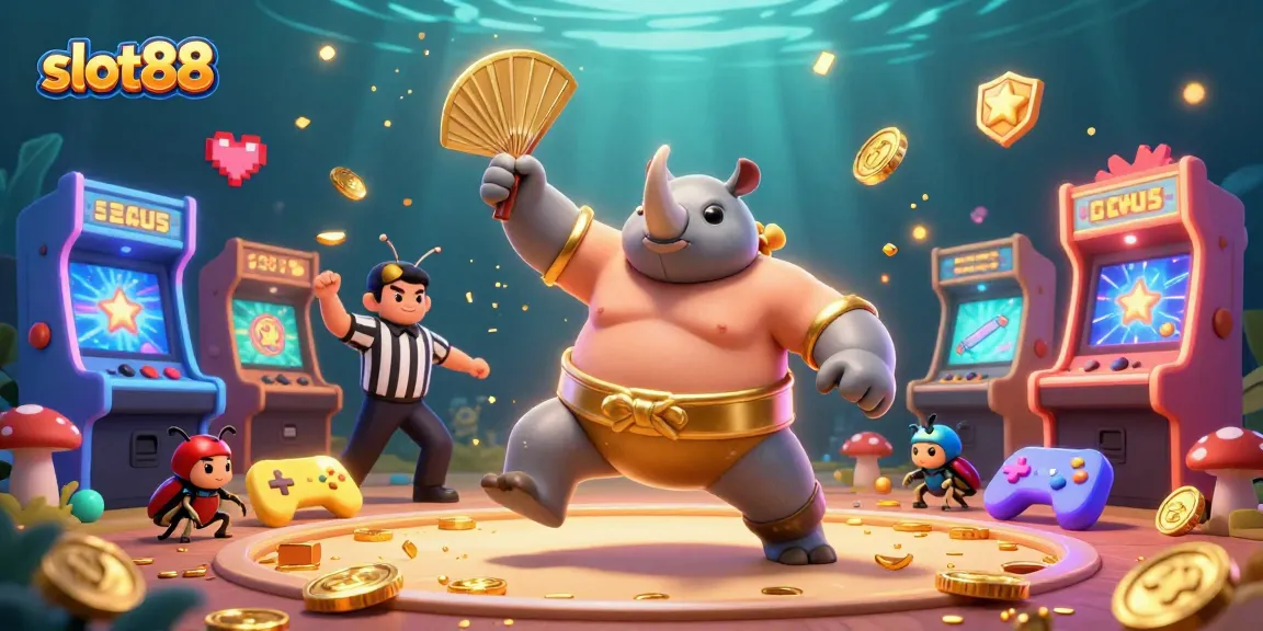 Permainan slot88 yang menghibur dengan karakter unik dan elemen kasino yang menarik.