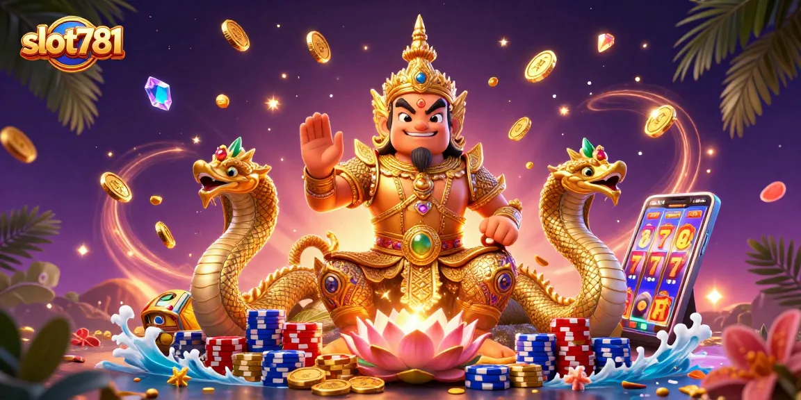 Engage in thrilling gameplay with slot781 featuring colorful chips and dynamic slot machine action.