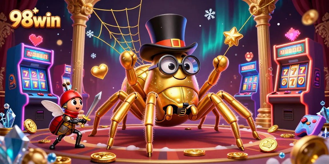 Join the thrilling action at 98win, where vibrant casino games meet a captivating 3D adventure.