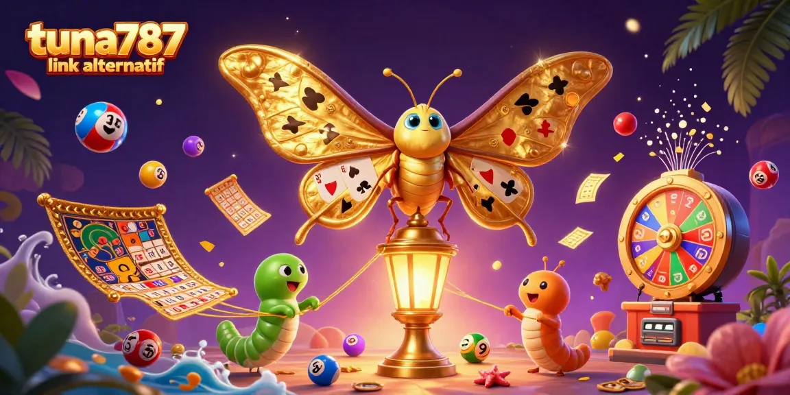 Tuna787 link alternatif memperlihatkan ilustrasi sisik permainan slot online dengan elemen bingo dan lotere dinamis.